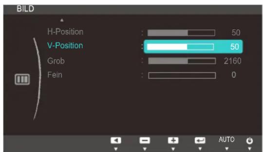SAMSUNG SyncMaster S19C300N - Konfigurieren von H-Position und V-Position - 2