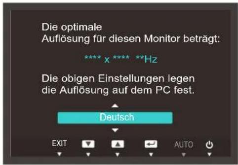 SAMSUNG SyncMaster S19C300N - Einstellen der optimalen Auflösung - 1