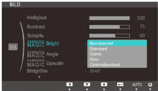 SAMSUNG SyncMaster S19C300N - Konfigurieren von SAMSUNG MAGIC Bright - 1