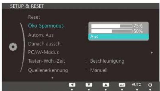 SAMSUNG SyncMaster S19C300N - Konfigurieren von Öko-Sparmodus - 1