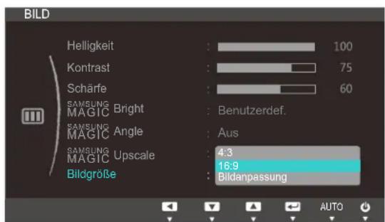 SAMSUNG SyncMaster S19C300N - Ändern der Bildgröße - 2