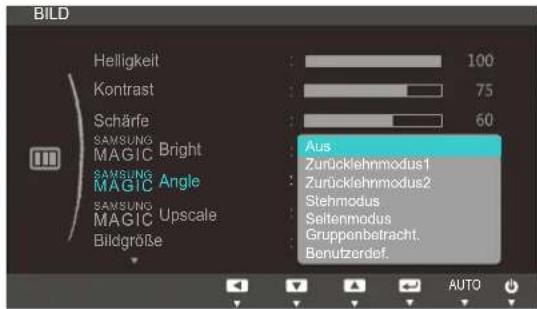SAMSUNG SyncMaster S19C300N - Konfigurieren von SAMSUNG MAGIC Angle - 1