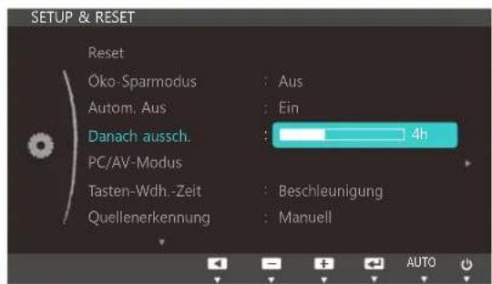SAMSUNG SyncMaster S19C300F - Konfigurieren von Danach aussch. - 1