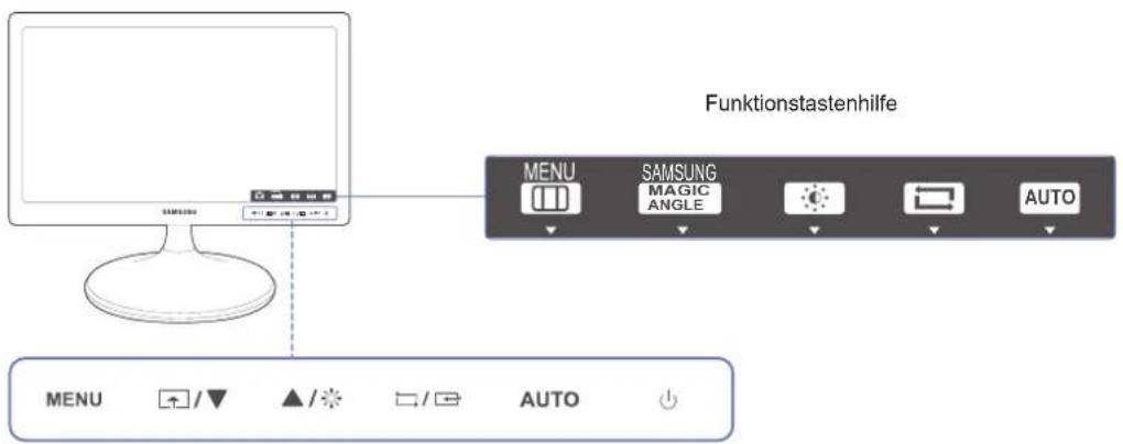 SAMSUNG SyncMaster S19C300F - Tasten auf Vorderseite - 2