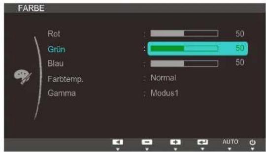 SAMSUNG SyncMaster S19C300F - Konfigurieren von Grün - 1