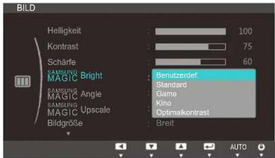 SAMSUNG SyncMaster S19C300F - Konfigurieren von SAMSUNG MAGIC Bright - 1