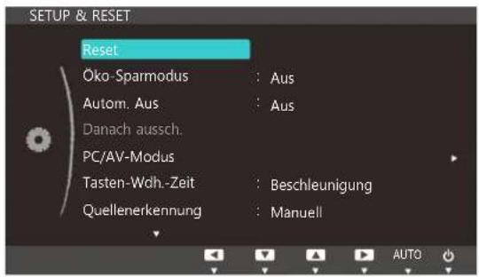 SAMSUNG SyncMaster S19C300F - Initialisieren von Einstellungen Reset - 1