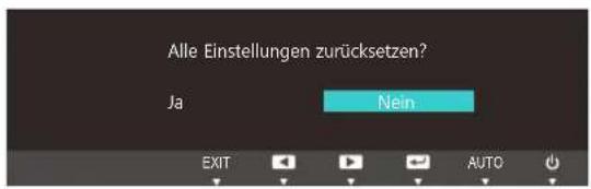 SAMSUNG SyncMaster S19C300F - Initialisieren von Einstellungen Reset - 2
