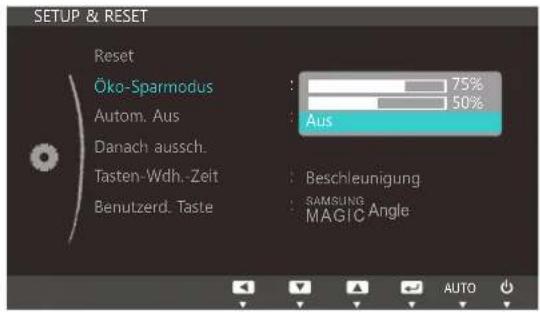 SAMSUNG SyncMaster S19C300F - Konfigurieren von Öko-Sparmodus - 1