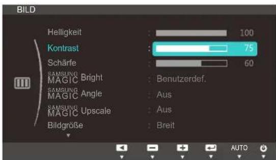 SAMSUNG SyncMaster S19C300F - Konfigurieren von Kontrast - 1