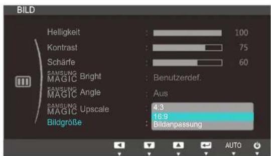 SAMSUNG SyncMaster S19C300F - Ändern der Bildgröße - 2