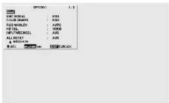 NEC PlasmaSync PX-42VP4G - OSM WINKEL-Einstellungen - 1