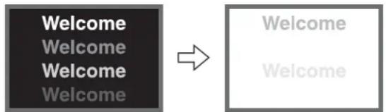 HITACHI CMP4214E - Bildspeichereffekt-Eigenschaften des Plasma-Displays - 1