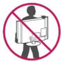 LG 34UC97C - Moving and Lifting the Monitor - 2