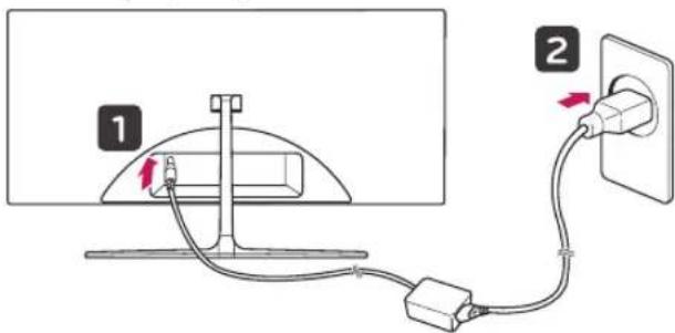 LG 34UC97C - Installing on a Table - 2