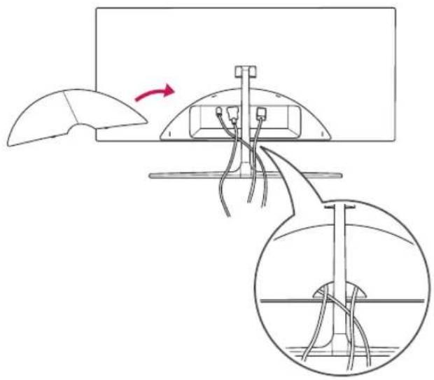 LG 34UC97C - Tidying up Cables - 1