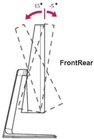 LG 34UC97C - Adjusting the Angle - 1