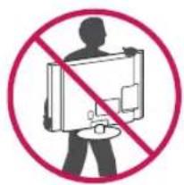 LG 27MU67 - Moving and Lifting the Monitor - 2