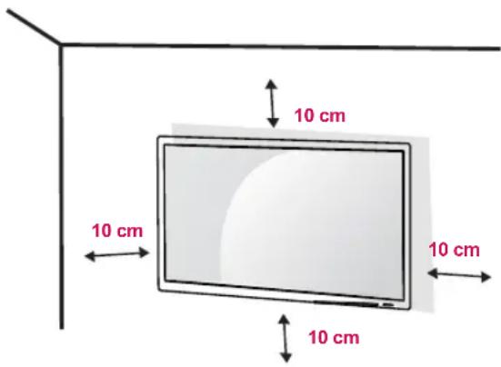 LG 27MU67 - Installing on the Wall - 1