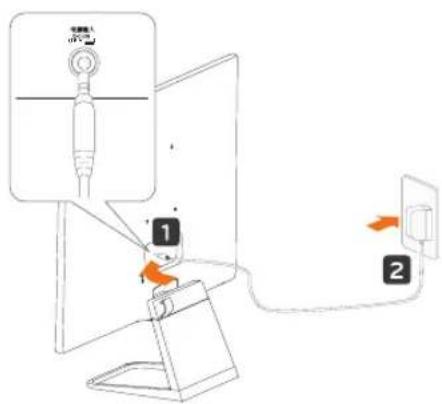 LG 27MP77HM - Mounting on a table - 2