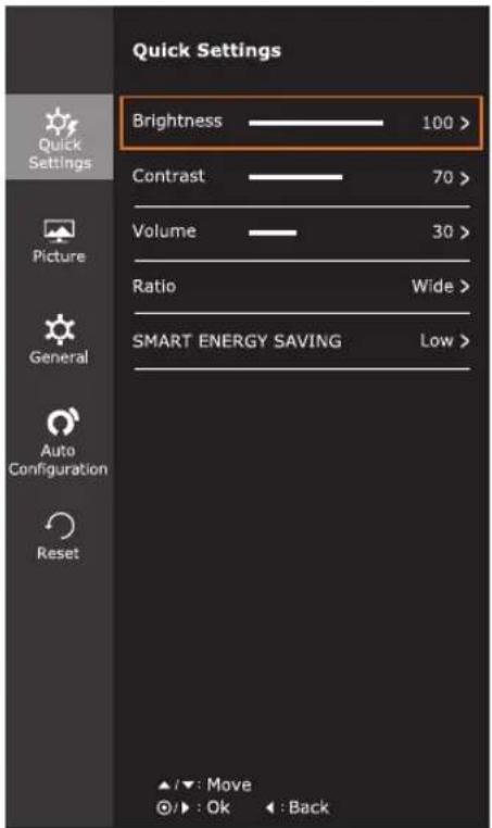 LG 27MP77HM - -Quick Settings - 1