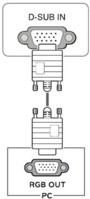 LG 27MP77HM - D-SUB connection - 1