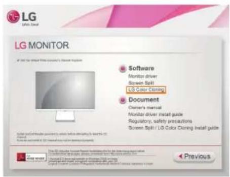 LG 27MP77HM - Installing The LG Color Cloning - 1