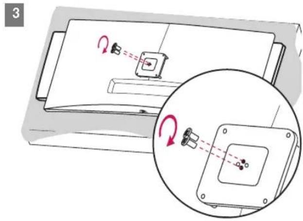 LG 29UC97C - Installing the Wall Mount Bracket - 3