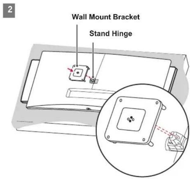 LG 29UC97C - Installing the Wall Mount Bracket - 2