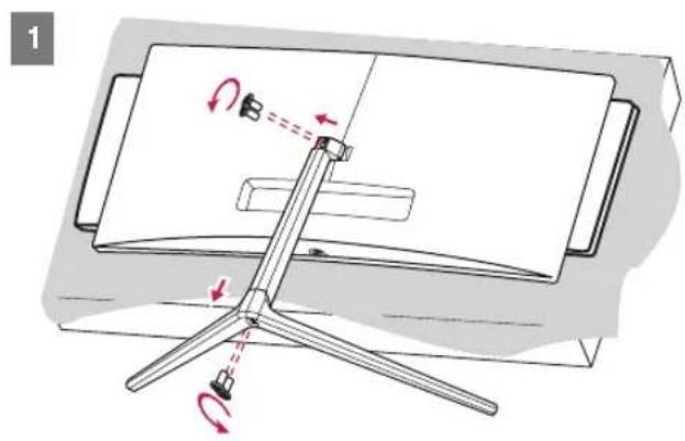 LG 29UC97C - Installing the Wall Mount Bracket - 1