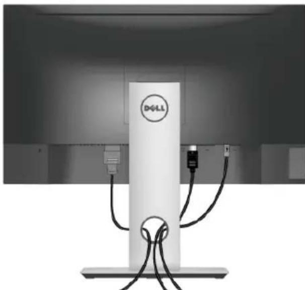 DELL S2716DG - Organizing Your Cables - 1