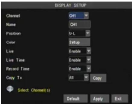 SKYTRONIC 351.142 - Display setup - 1