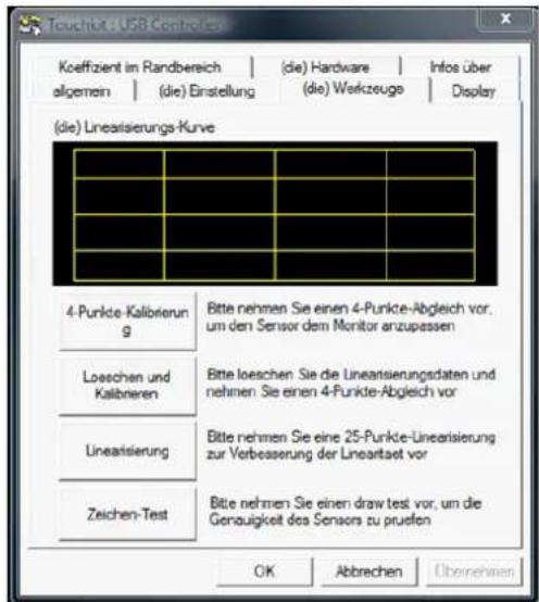Faytech 7" Touch V2 - Tools tab: - 1