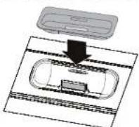 Tevion MDVD 294 - Adapter einsetzen - 1