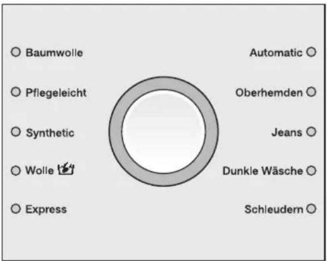MIELE Meteor 1000 - Programm wählen - 1
