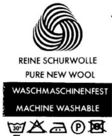 MIELE Hydromatic W 724 - Pflegesymbole - 1