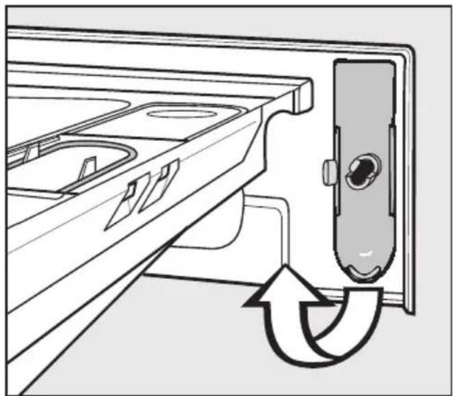 MIELE Meteor 2833 - Fülltür öffnen bei verstopftem Ablauf und/oder Stromausfall - 1