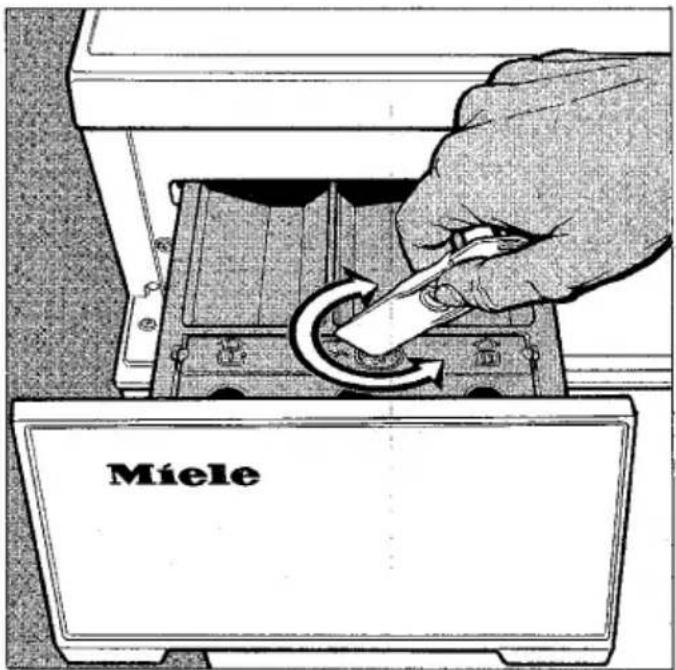 MIELE Hydromatic Senator - Merkzahl für Wasserhärte einstellen - 1