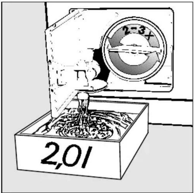 MIELE Eonic 1600 WPS - Laugenfilter und Laugen- pumpe reinigen - 3
