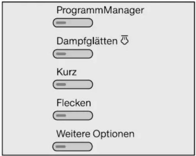 MIELE WKR771 WPS PWash 2.0 & TDos XL - Optionen wählen - 1