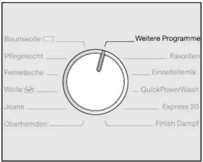 MIELE WKR771 WPS PWash 2.0 & TDos XL - Programmwahl - 2