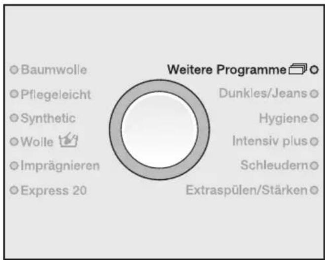 MIELE W 6564 WPS - Programm wählen - 2