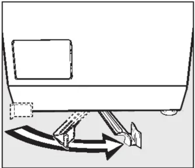 MIELE W 647F WPM - Hebel links = während des Waschens - 1
