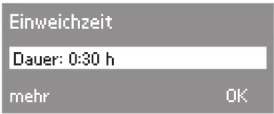 MIELE W 647F WPM - – Einweichzeit wählen - 2