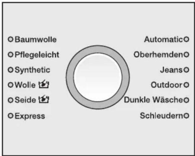 MIELE W 634F WPM - Programm wählen - 1