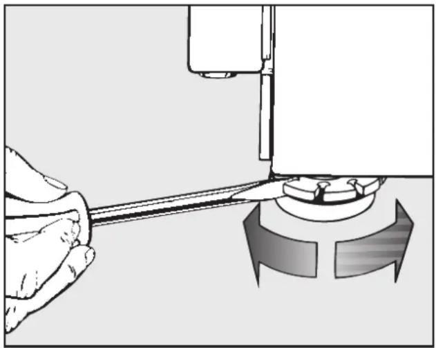 MIELE W 6073 - Ausrichten - 1