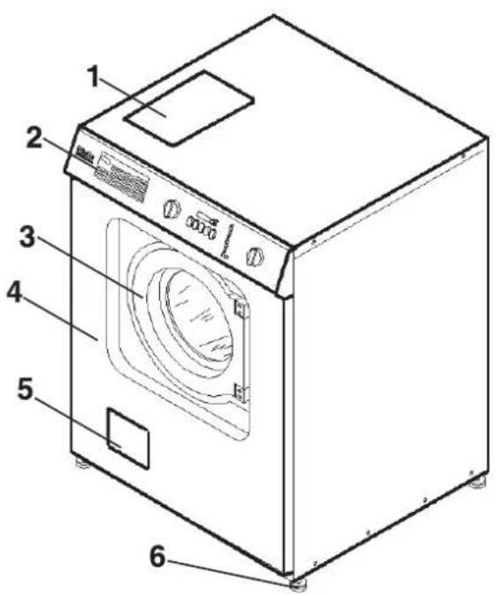MIELE W 6073 - Waschmaschine W 6073 wahlweise mit Ablaufventil oder Laugenpumpe - 1