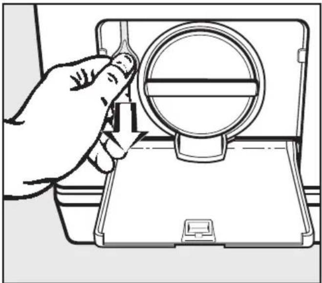MIELE W 604 WPM - Deckel öffnen - 1