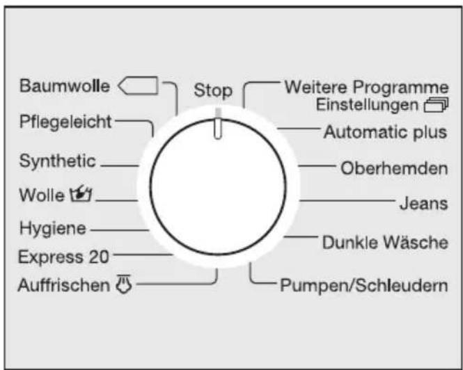 MIELE Premium Edition W 5985 WPS - ③ Programm wählen - 1