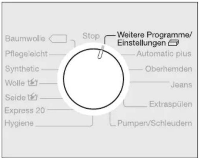 MIELE W 5969 WPS - ③ Programm wählen - 2